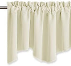 NICETOWN Blackout Valance Curtains, Farmhouse Short Kitchen Curtain Valances - Image 3
