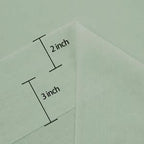 DWCN Bean Green Sheer Curtains Semi Transparent Voile Rod Pocket Curtains - Image 5