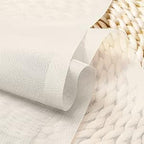 OVZME Ivory Sheer Curtains 90 Inches Long 2 Panels - Image 6