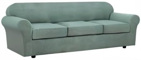 H.VERSAILTEX 4 Piece Stretch Sofa Covers - Image 9