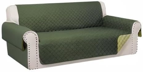 Reversible 4 Seater Sofa Cover 91 Inch Large Couch Cover Furniture Protector - Image 8