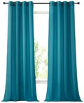 NICETOWN Semi Sheer Curtains Flax Linen Texture, Grommet Retro Linen Weave by NICETOWN