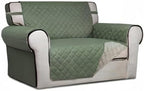 PureFit Reversible Quilted Sofa Cover, Water Resistant Slipcover Furniture - Image 8