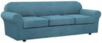 4 Piece Stretch Sofa Covers for 3 Cushion Couch Covers for Living Room - Image 9
