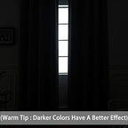 Yakamok Blackout Sliding Glass Door Curtains, Thermal Insulated Window - Image 4