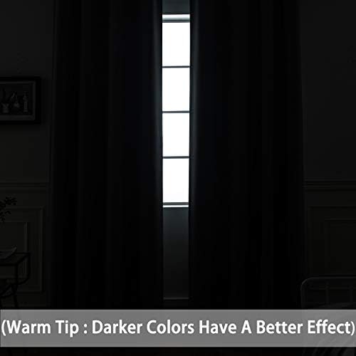 Yakamok Blackout Sliding Glass Door Curtains, Thermal Insulated Window - Image 3