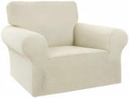 KEKUOU Stretch Single Sofa Slipcover 1 Piece Couch Sofa Cover Furniture - Image 7