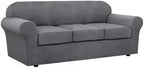 H.VERSAILTEX 4 Piece Stretch Sofa Covers - Image 9