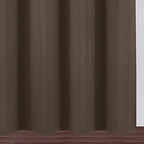 LEMOMO Chocolate Brown Thermal Blackout Curtains/52 x 95 Inch/Set of 2 Panels - Image 8