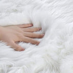 ORINOVA White Faux Sheepskin Shaggy Fur Rug - Image 8