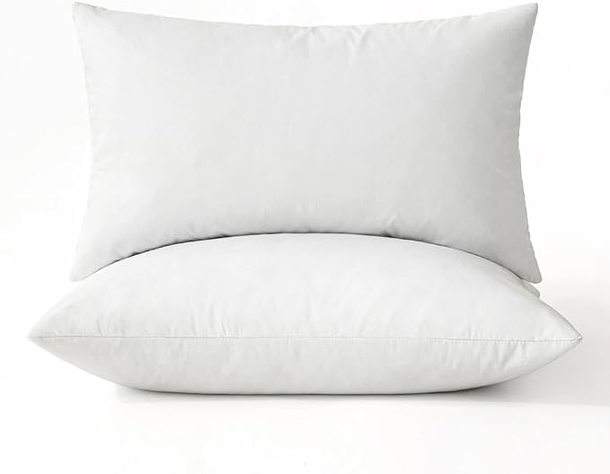 MIULEE 12x20 Pillow Inserts, Decorative Fluffy Throw Pillow Inserts Cotton by MIULEE
