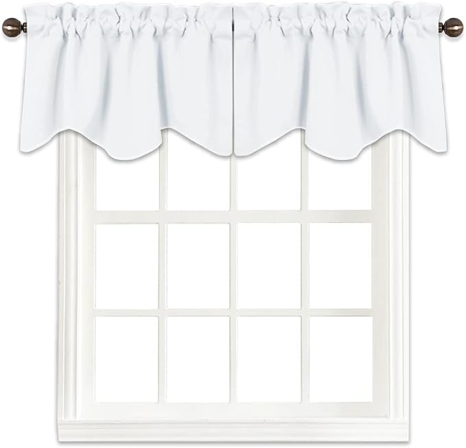 NICETOWN Window Valance for Bedroom, Energy Saving Home Fashion Rod Pocket - Image 6