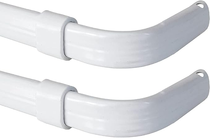 Blu-Pier Tech Heavy Duty Single Rod, Lock Seam Curtain Rod 28 to 48-Inch - Image 6