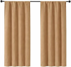 Simplebrand Ava Taupe Blackout Curtains by Simplebrand