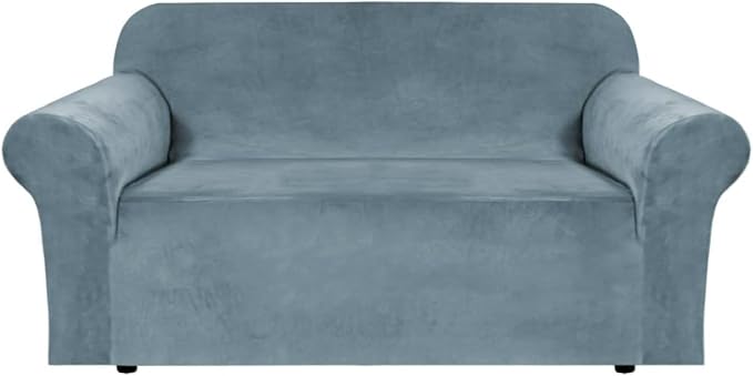 H.VERSAILTEX Stretch Velvet Loveseat Covers by HVERSAILTEX