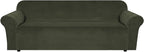 H.VERSAILTEX Stretch Velvet Sofa Covers Large Couch Covers Furniture Protector by HVERSAILTEX