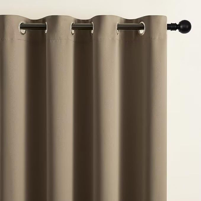 Joydeco Blackout Curtains for Bedroom 84 inch Long 2 Panels, Thermal Insulated - Image 2