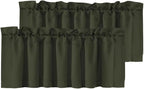 H.VERSAILTEX 2 Panels Blackout Valances by HVERSAILTEX