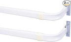 Blu-Pier Tech Heavy Duty Single Rod, Lock Seam Curtain Rod 28 to 48-Inch by Blu-Pier+Tech