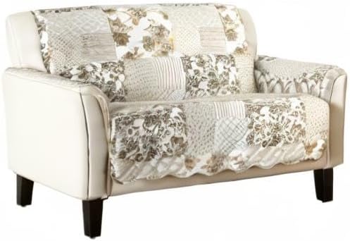 Great Bay Home Reversible Patchwork Loveseat Cover - Image 5