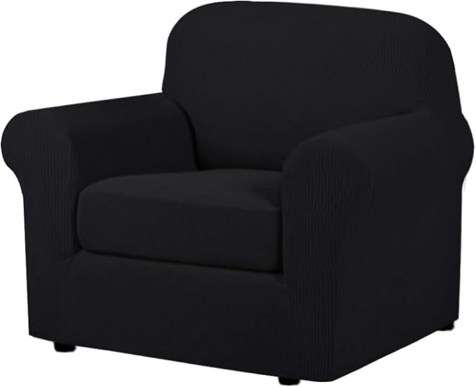 H.VERSAILTEX 2 Piece Stretch Stylish Furniture Cover/Protector Chair Covers by HVERSAILTEX