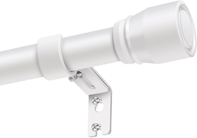 1” Diameter Curtain Rods Itself is 30 to 60 inch 2 Pack Fit 30-54 inch Window by Unknown