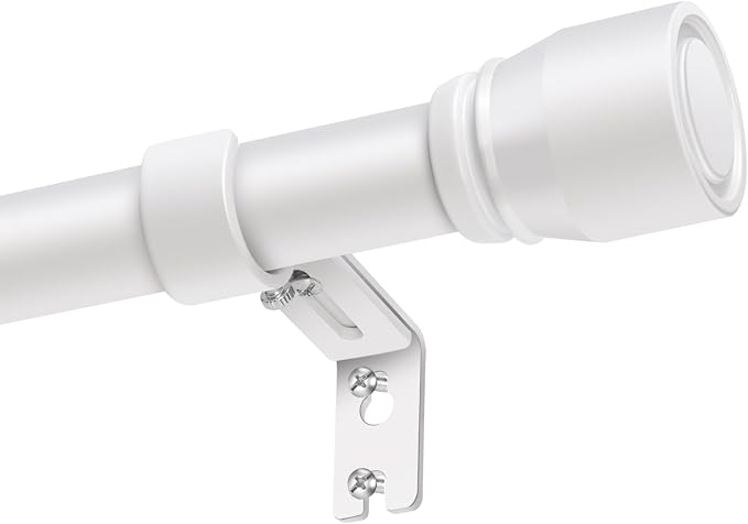 1” Diameter Curtain Rods Itself is 30 to 60 inch 1 Pack Fit 30-54 inch Window by Unknown