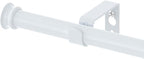 Small Curtain Rods for Windows 30" to 45" 5/8 Inch Standard Decorative White by Alskarhem