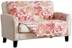 Great Bay Home Reversible Floral Patchwork Loveseat Furniture Protector - Image 7