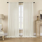 Joydeco Curtains, 108 Inches Long, 2 Panels Set, Farmhouse Drapes - Image 8