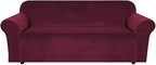 H.VERSAILTEX Stretch Velvet Sofa Covers by HVERSAILTEX