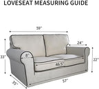 PureFit Reversible Quilted Sofa Cover, Water Resistant Slipcover Furniture - Image 6
