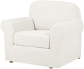 H.VERSAILTEX 2 Piece Couch Cover Stretch Stylish Chair Cover Furniture by HVERSAILTEX
