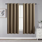 Joydeco Blackout Curtains for Bedroom 72 inch Long 2 Panels, Thermal Insulated by JOYDECO