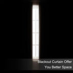 LEMOMO Brown Thermal Blackout Curtains/42 x 95 Inch/Set of 2 Panels Room - Image 3