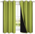 NICETOWN 100% Blackout Curtains 45 inches Long, Fresh Green, 1 Pair, 42 inches by NICETOWN