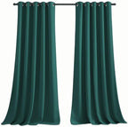 NICETOWN Christmas Curtain Panels Blackout Draperies Decoration, Thermal by NICETOWN