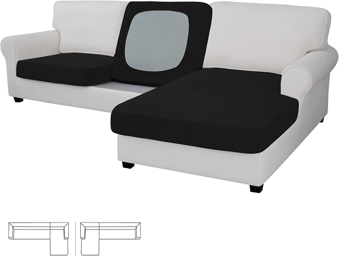Easy-Going Stretch 3 Pieces Couch Cushion Covers by Easy-Going