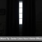 Yakamok Room Darkening Blackout Curtains Thermal Insulated Grommet Curtain - Image 3