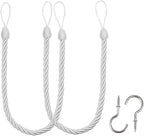 BEL AVENIR Curtain Ropes Tiebacks Tie-Backs, Curtain Handmade Holdbacks by BELAVENIR