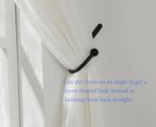 VRSS Wall Mount Curtain Tiebacks Drapery Holdbacks Curtain Holdback Hooks 6" L - Image 2