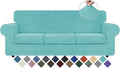 WEERRW 4 Pieces Velvet High Stretch Couch Covers by WEERRW