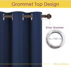 NICETOWN Blackout Draperies Curtains, All Season Thermal Insulated Solid - Image 3