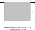 RYB HOME Privacy Bathroom Window Curtains, Short Thermal Insulated Heat - Image 9