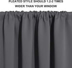 RYB HOME Short Blackout Curtains - Image 6