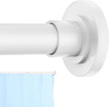 CorkLatta White Shower Curtain Rod 31 to 80 Inch, 1 Inch Diameter Adjustable by CorkLatta