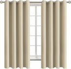 BGment Room Darkening Curtains 63 Inches Long by BGment