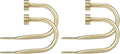 Premium Curtain Holdback, Quality Metal Decorative Curtain Holdbacks by Mayrhyme