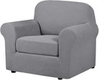 H.VERSAILTEX 2-Pieces Armchair Cover Chair Slipcovers by HVERSAILTEX