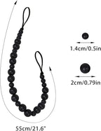 OCIOLI 2 Pieces Wood Bead Curtain Tieback Boho Curtain Tiebacks Curtain - Image 6